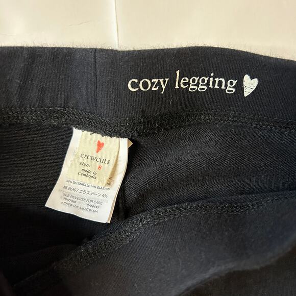Crewcuts Girls Black Cozy Legging 8Y - Picture 3 of 5
